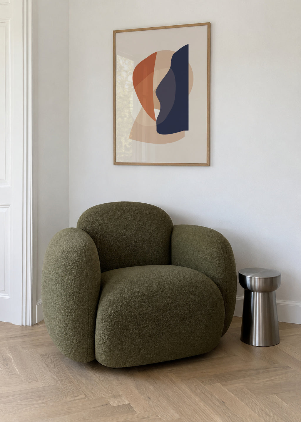 Form VIII - Framed poster in an interior