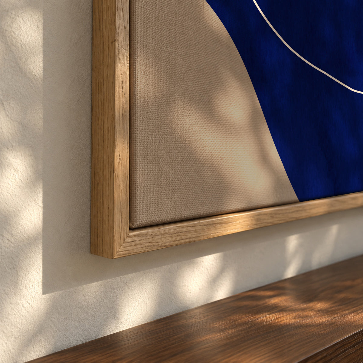 Form XXV - Framed canvas detail