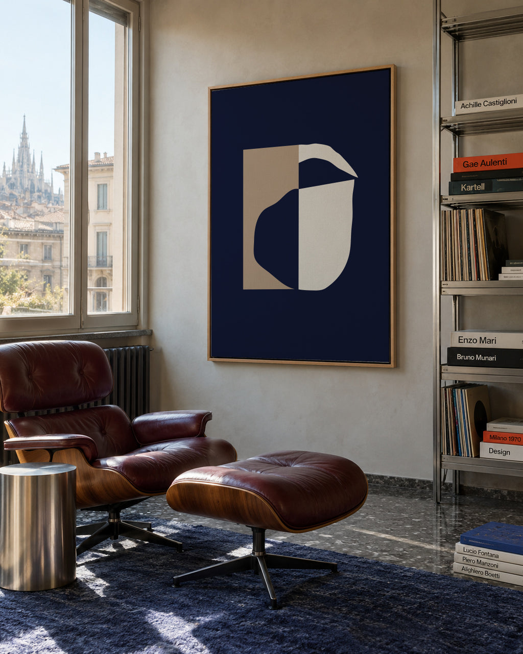 Form XXIII - Framed canvas in an interior