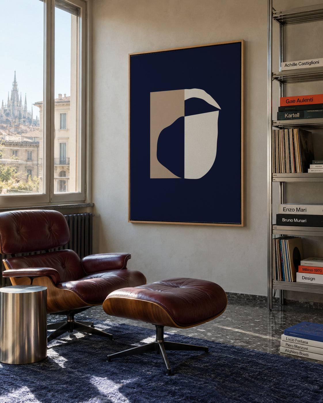 Form XXIII - Framed canvas in an interior