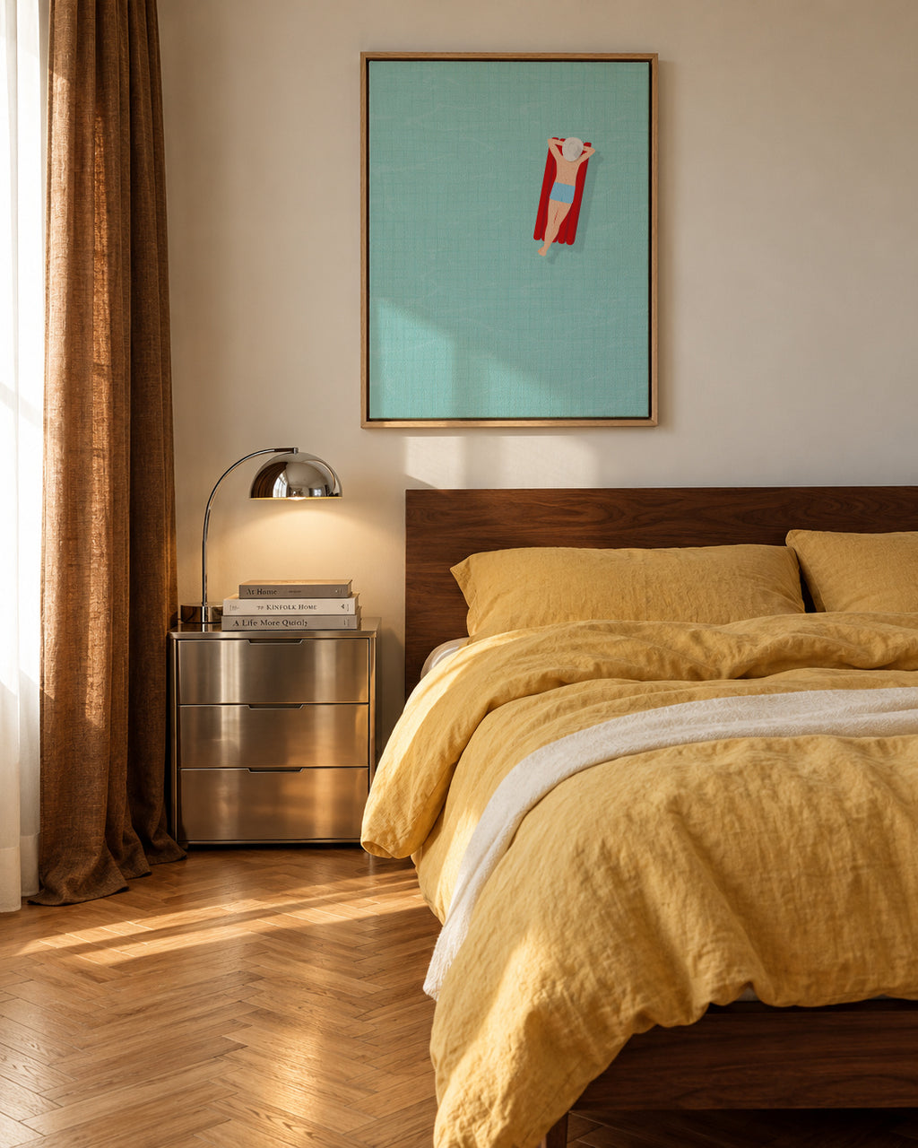 Air matress - Framed canvas in an interior