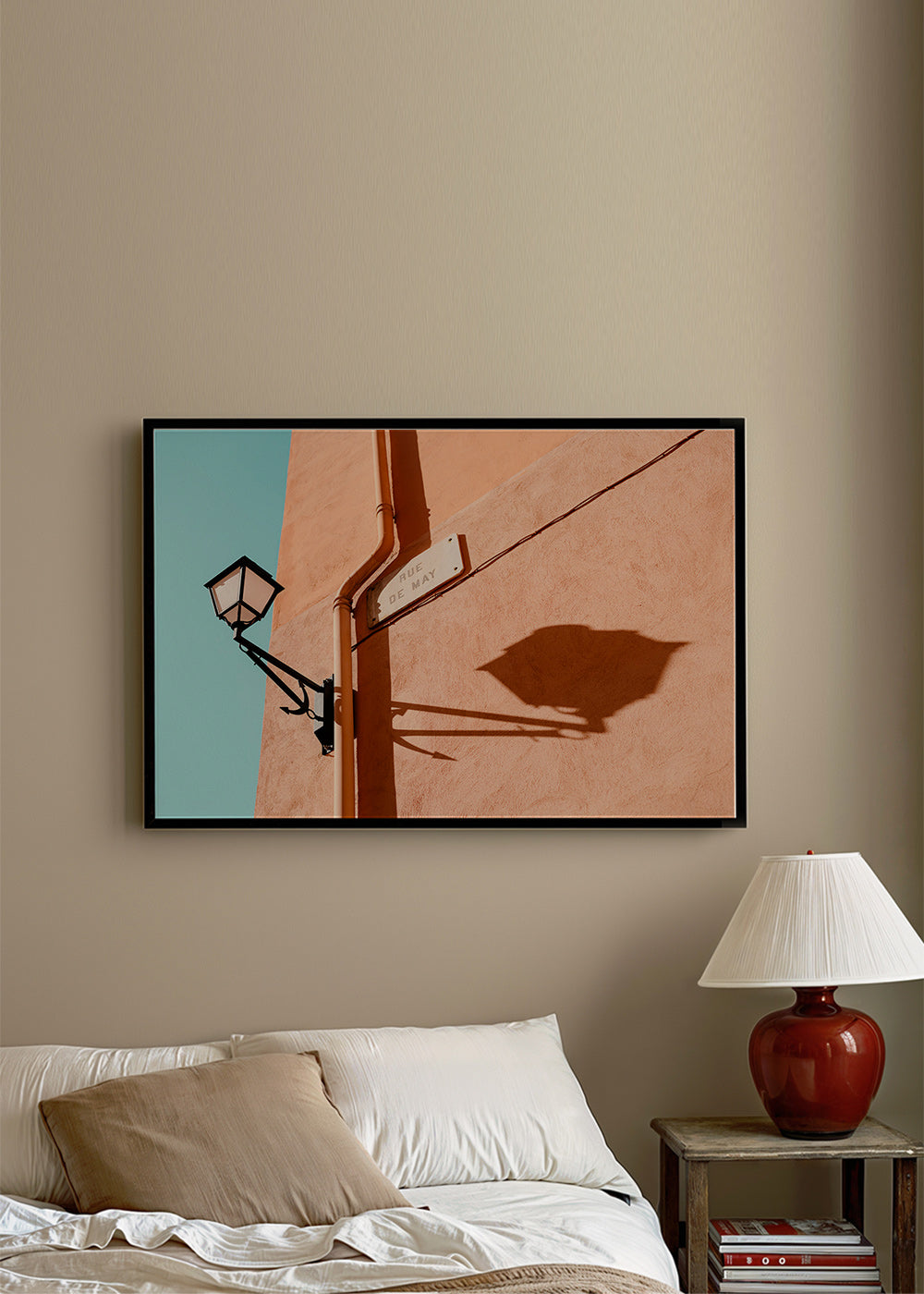 Travel poster with Rue de May lamp and shadow – Product3