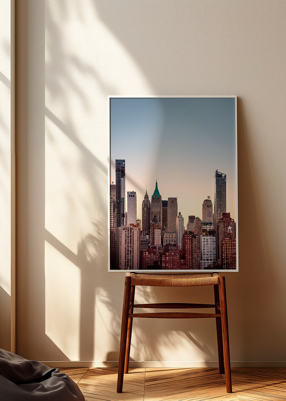 Cuadro de ciudades con skyline al atardecer – Product3