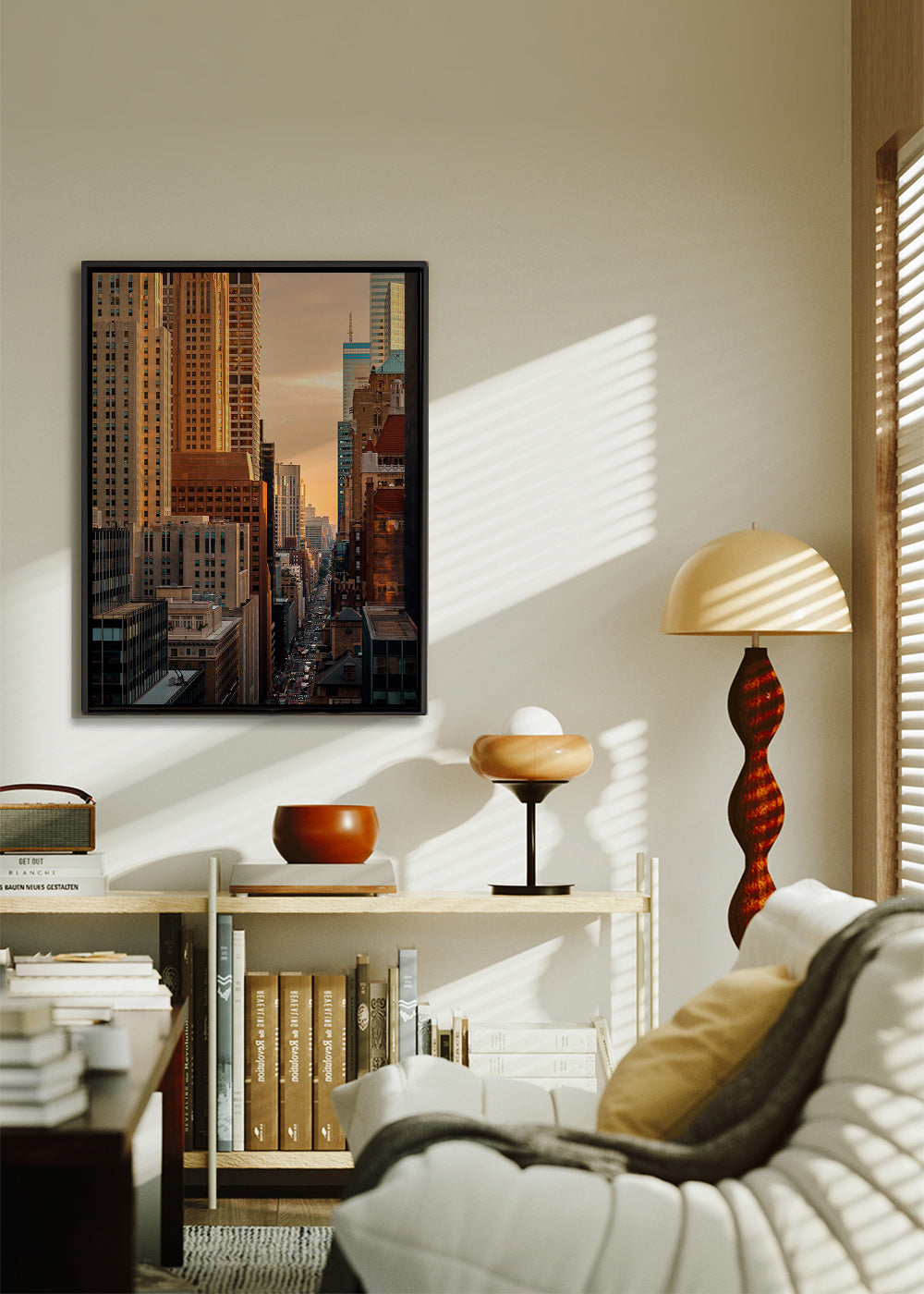 Cuadro de ciudades con skyline al amanecer – Canvas2