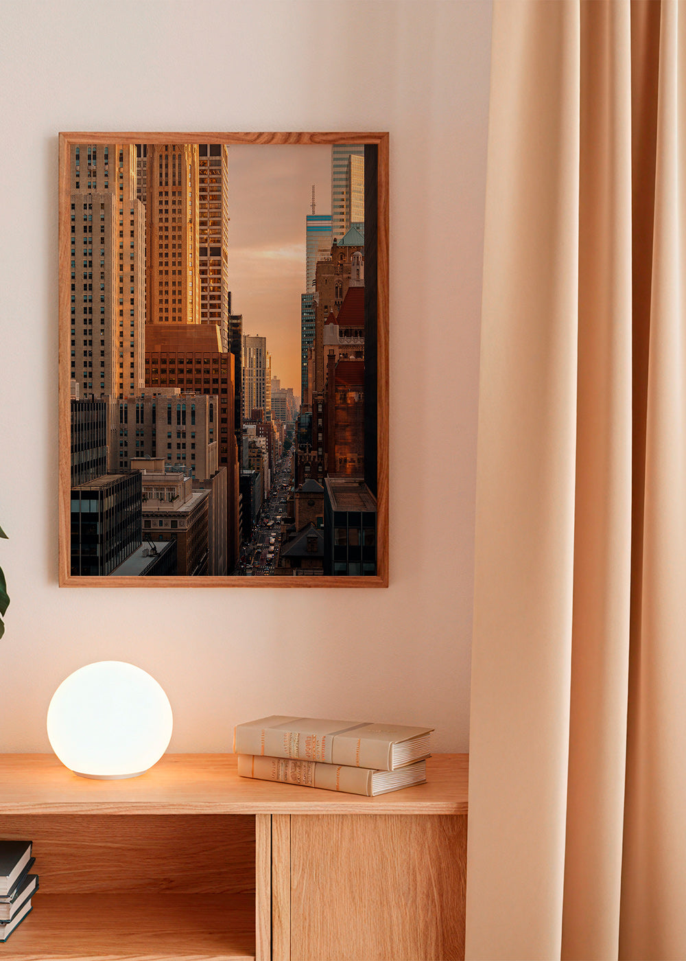 Cuadro de ciudades con skyline al amanecer – Product2