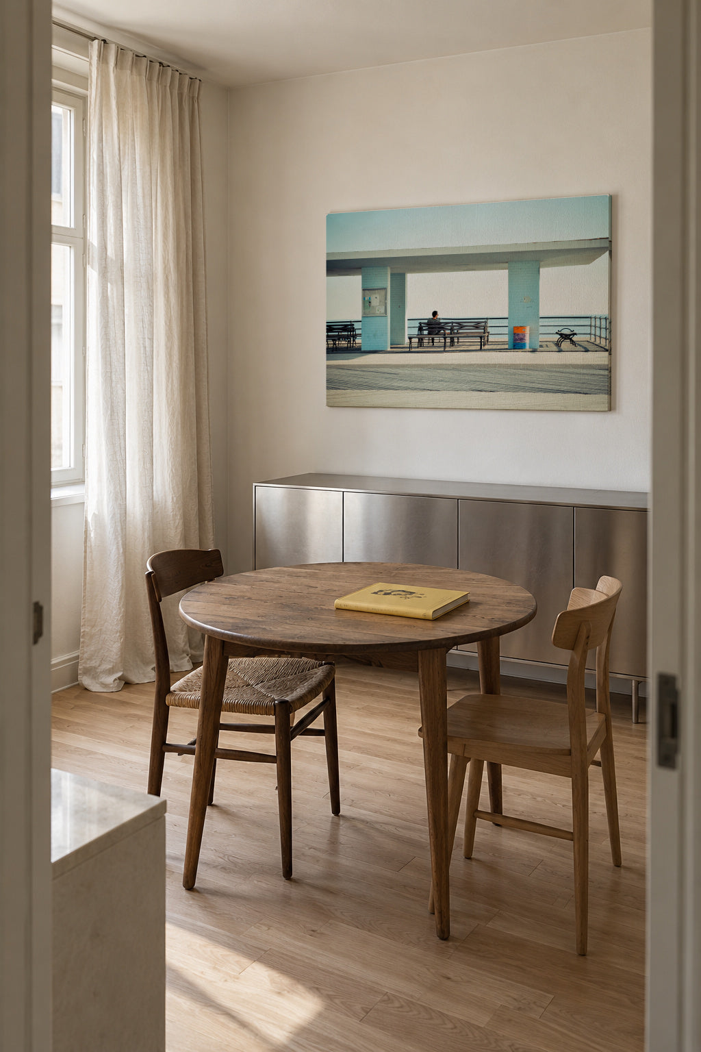 Coney Island - Unframed canvas in an interior