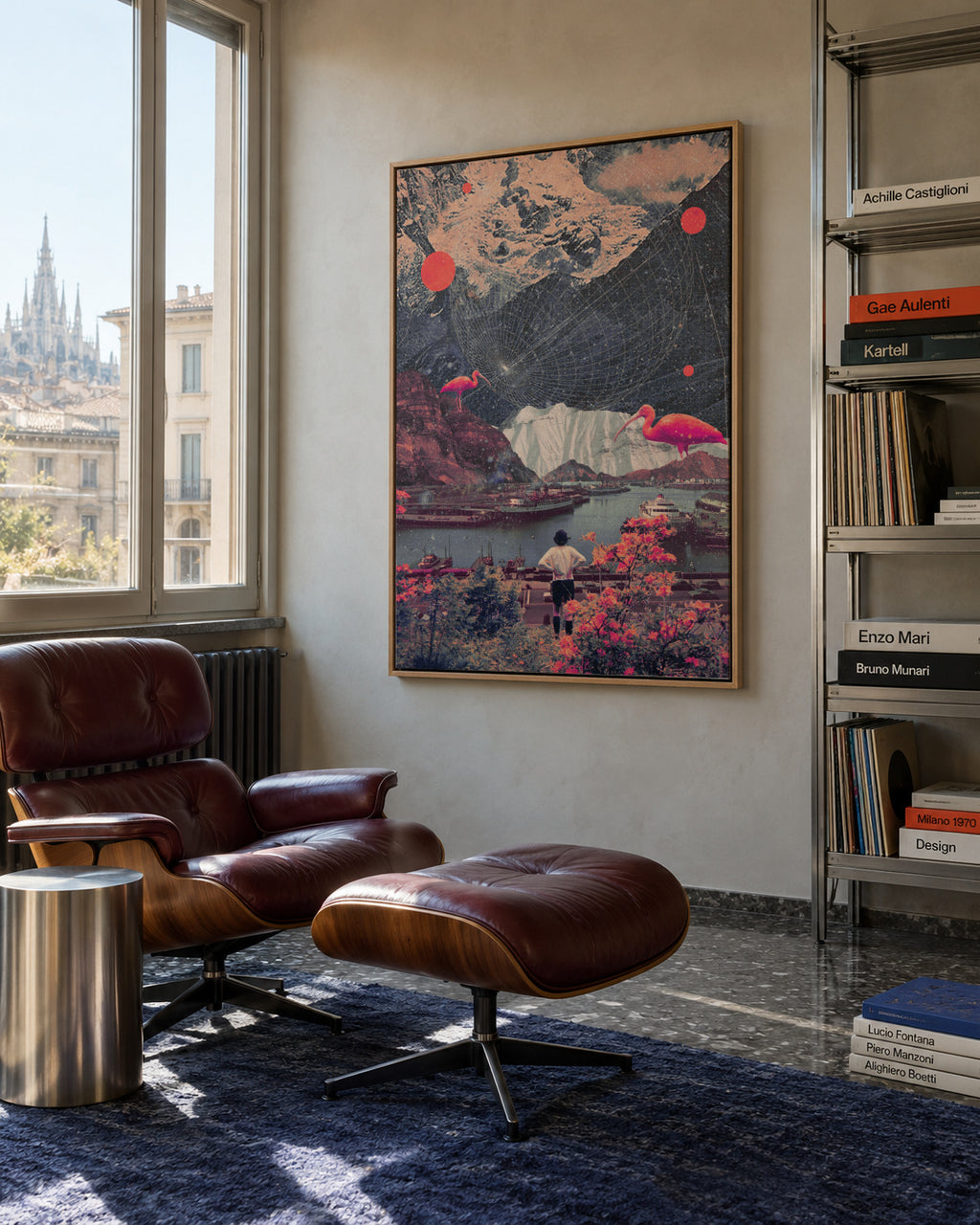 My Choices Left Me Alone - Framed canvas in an interior
