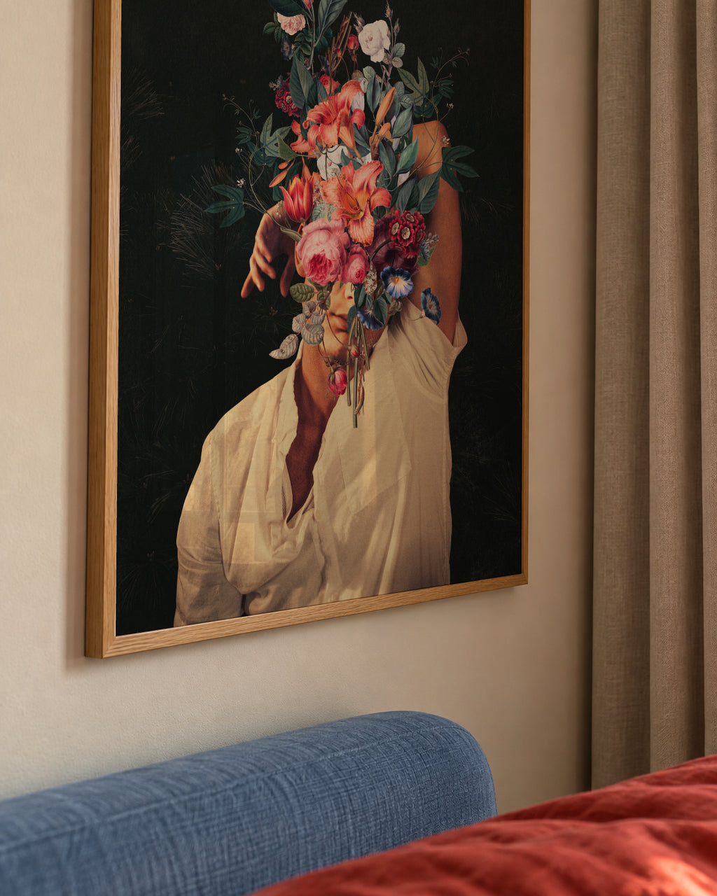 Roses Bloomed Every Time I Thought Of You - Framed poster detail