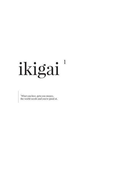 Ikigai - Unframed art print