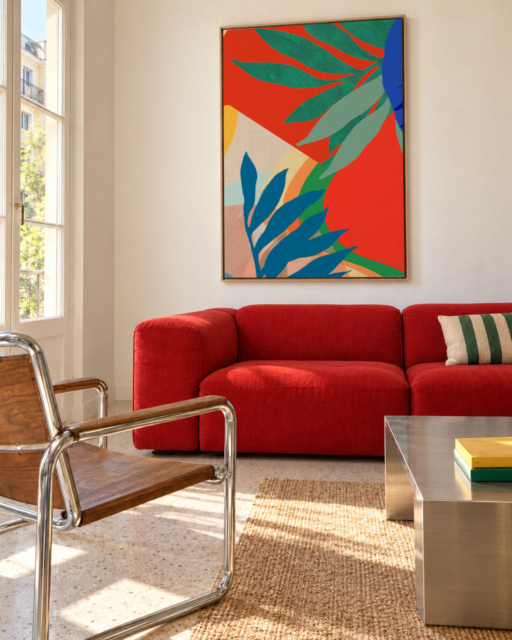 Paripueira - Framed canvas in an interior