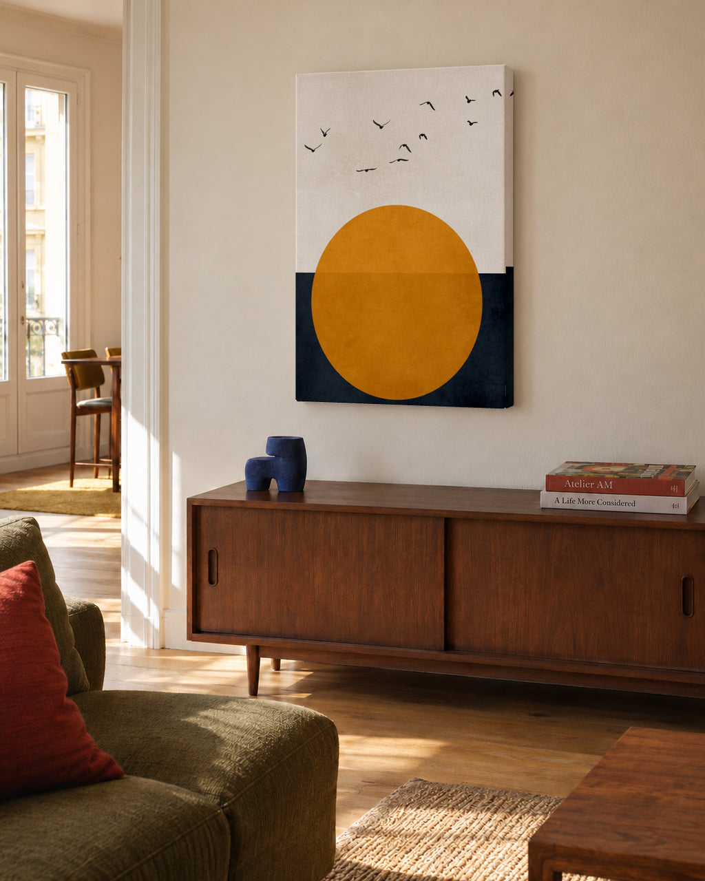 Melody Of Life - Unframed canvas in an interior