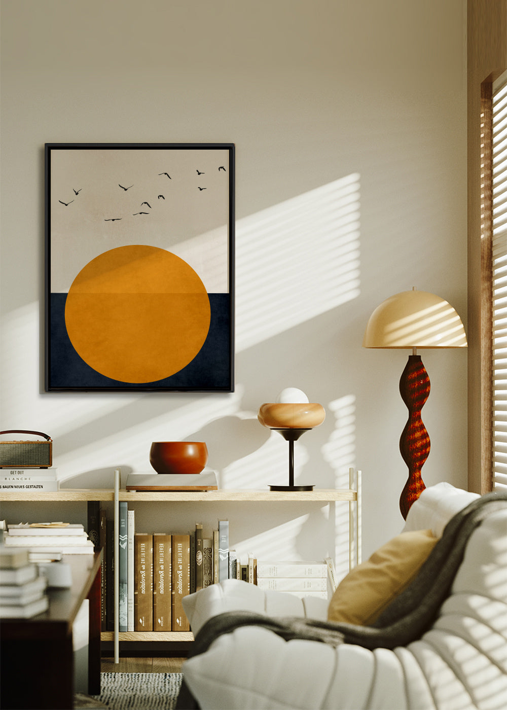 Melody Of Life - Framed canvas in an interior