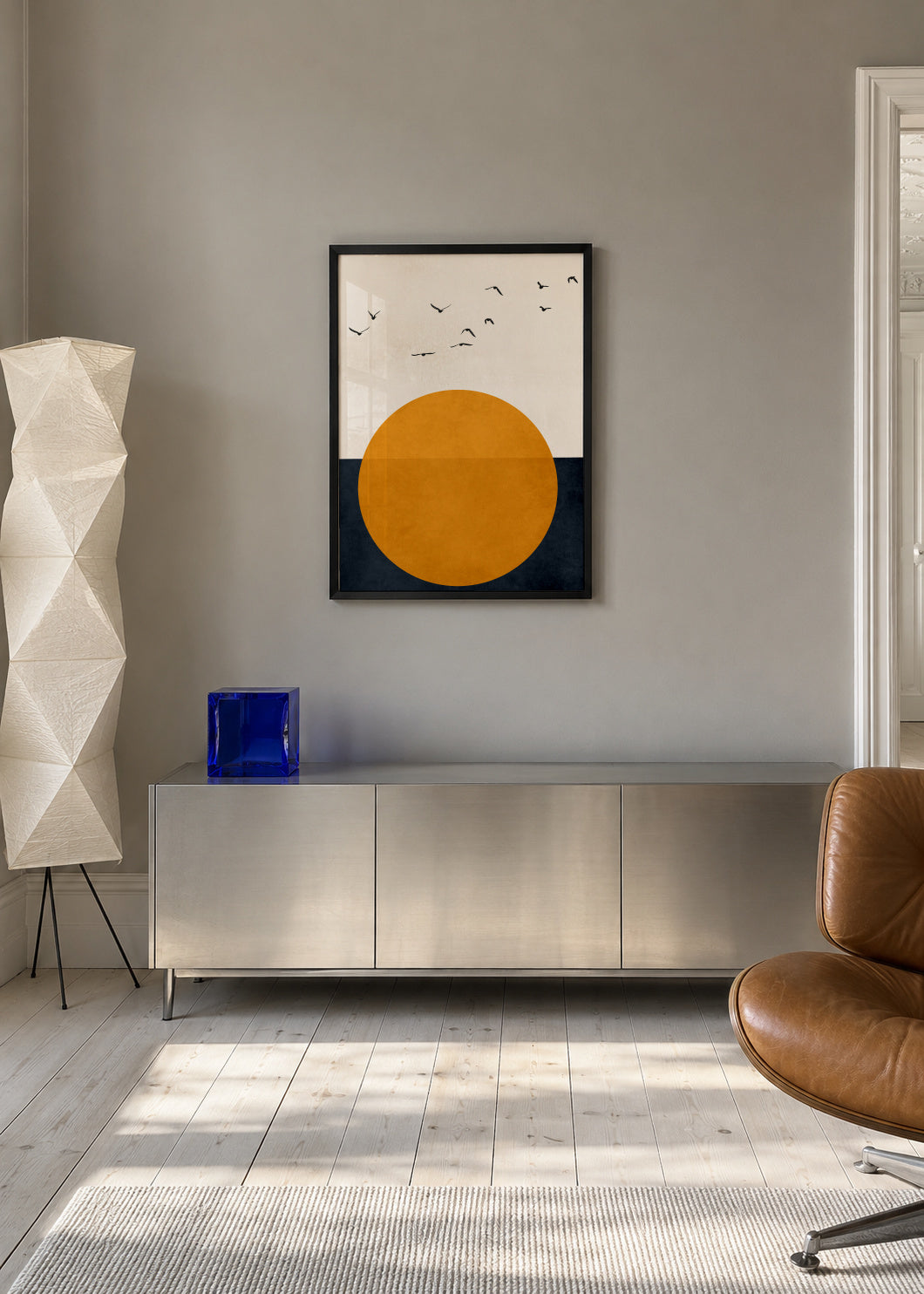 Melody Of Life - Framed poster in an interior