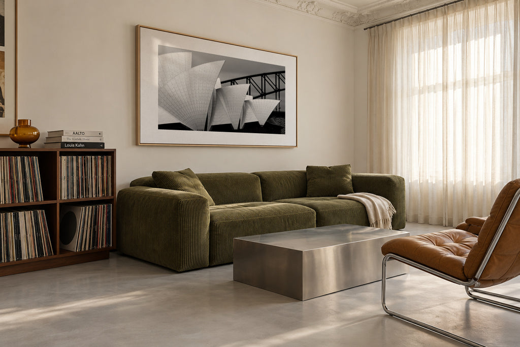 Opera house Sydney - Framed canvas in an interior