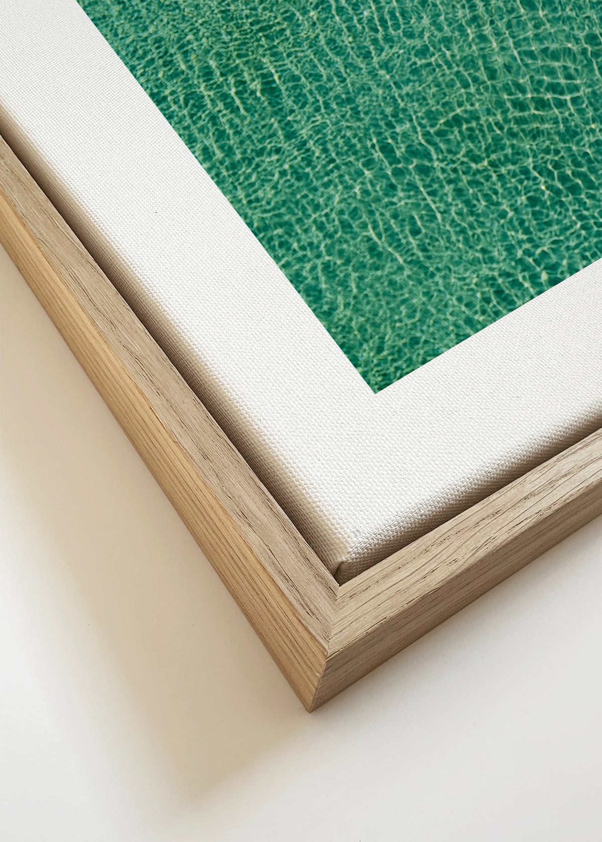 Swimmer - Framed canvas detail