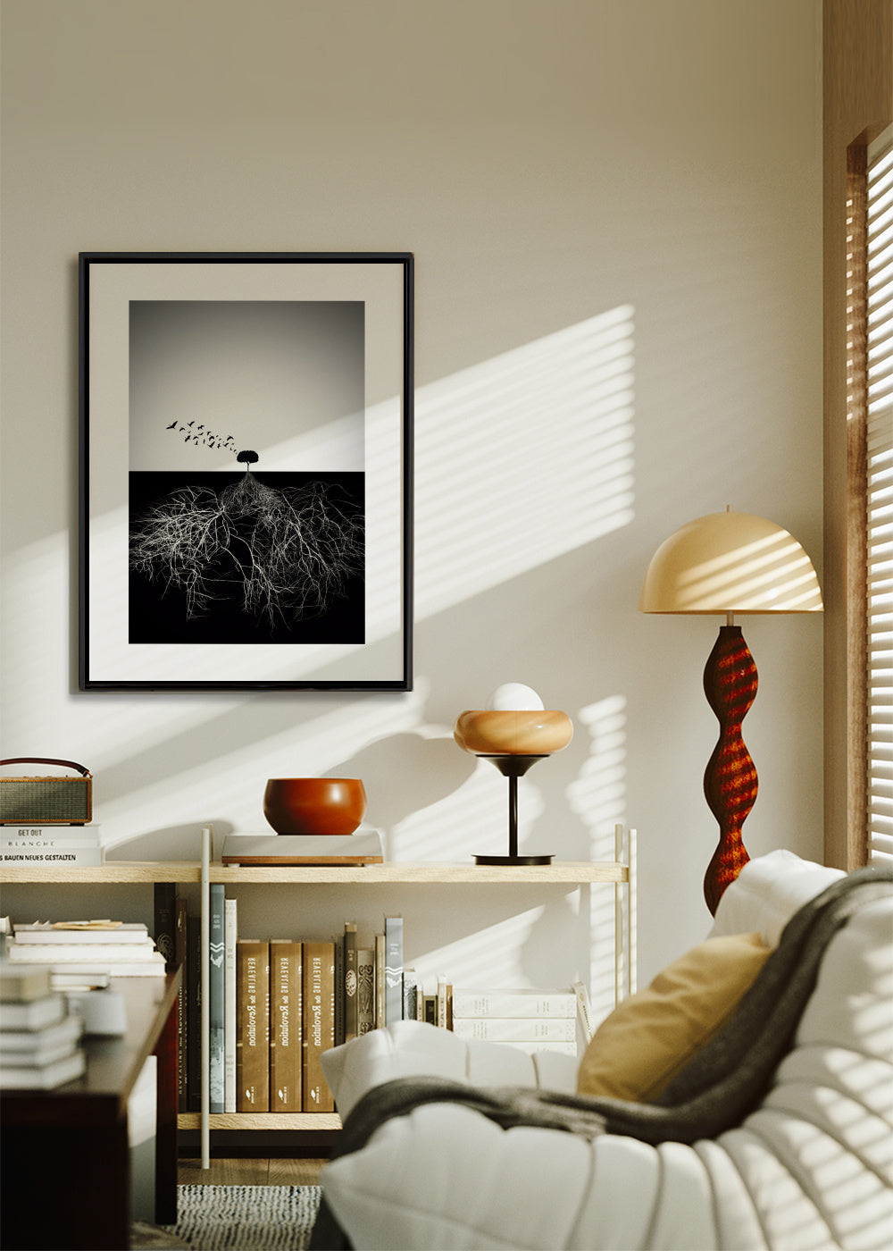 Do not judge according to appearance - Framed canvas in an interior