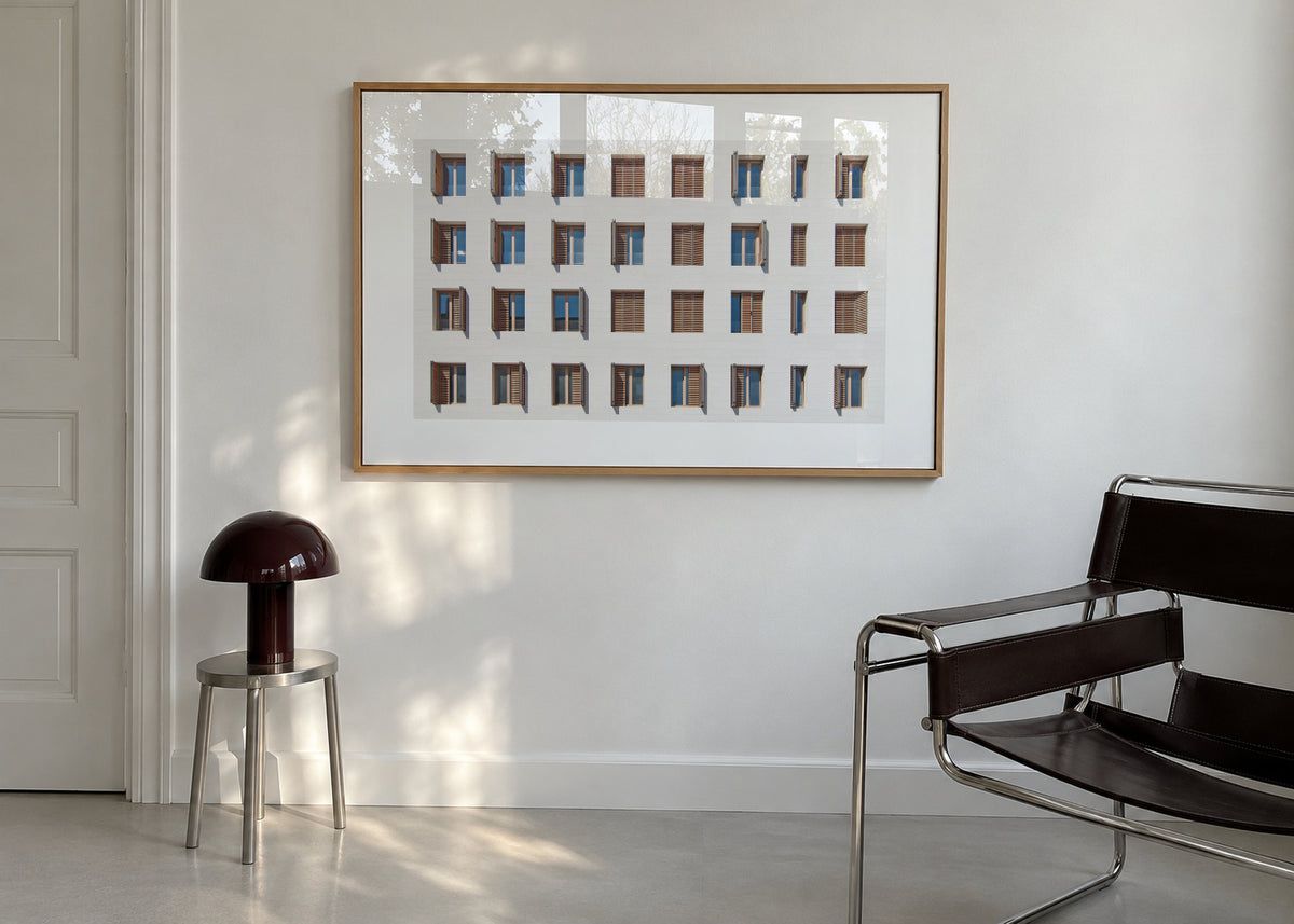 32 - Framed poster in an interior