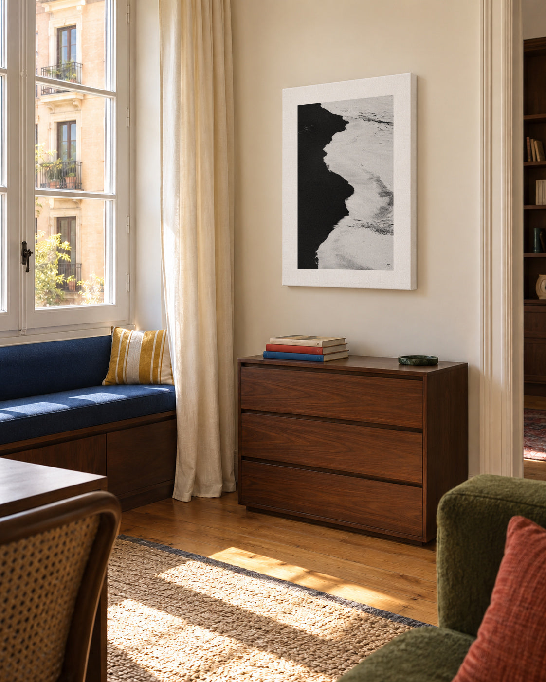 Guess Things Happen That Way - Unframed canvas in an interior