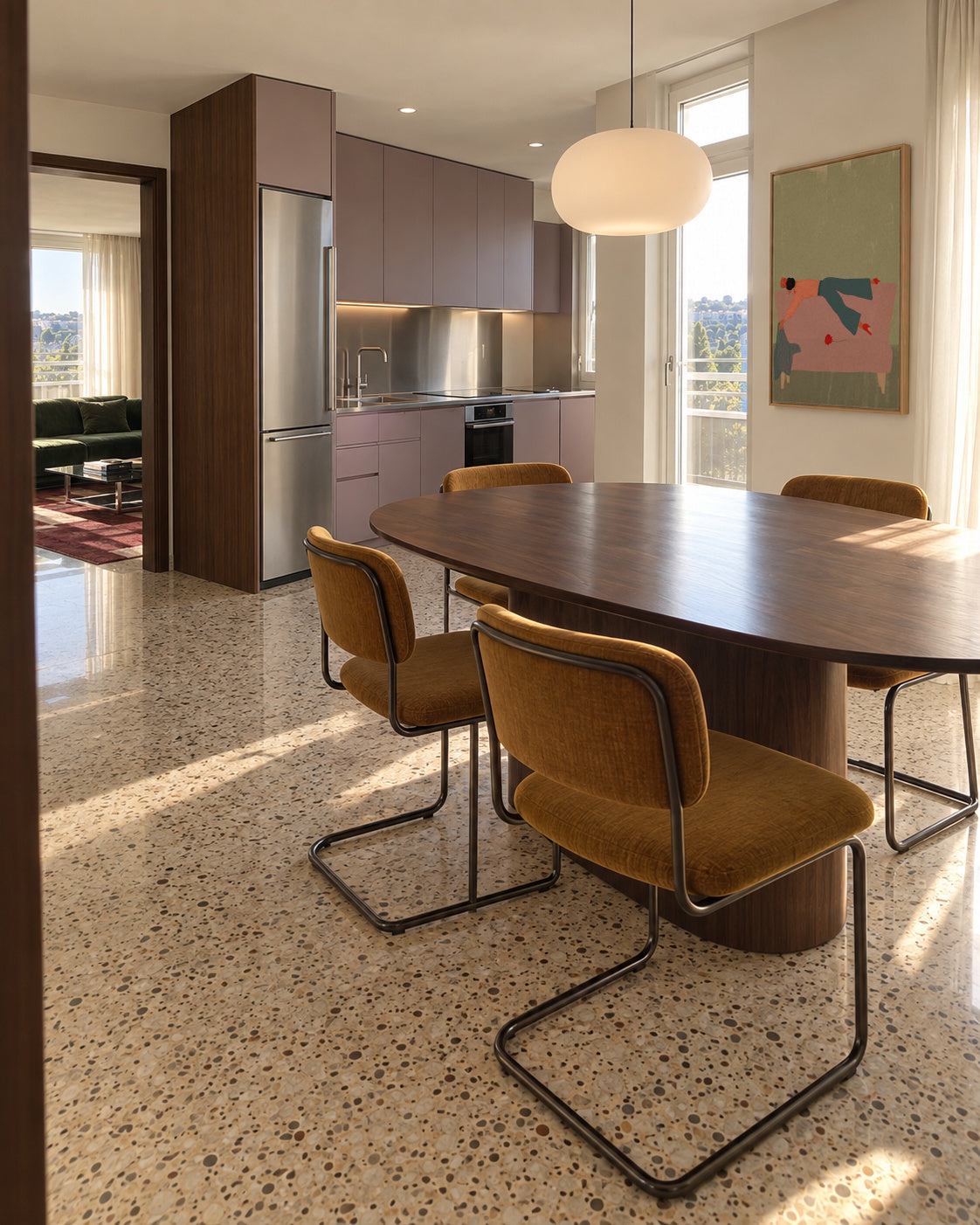 RocAso - Framed canvas in an interior