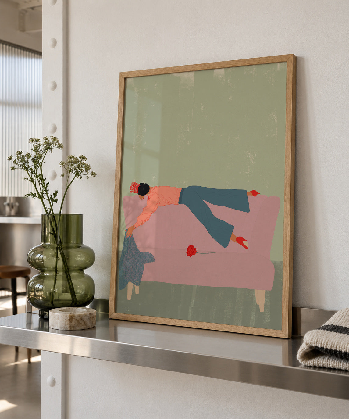 RocAso - Framed poster in an interior