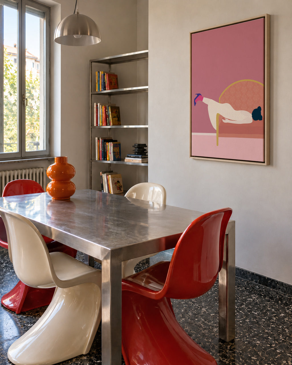 Maddies Mood - Framed canvas in an interior