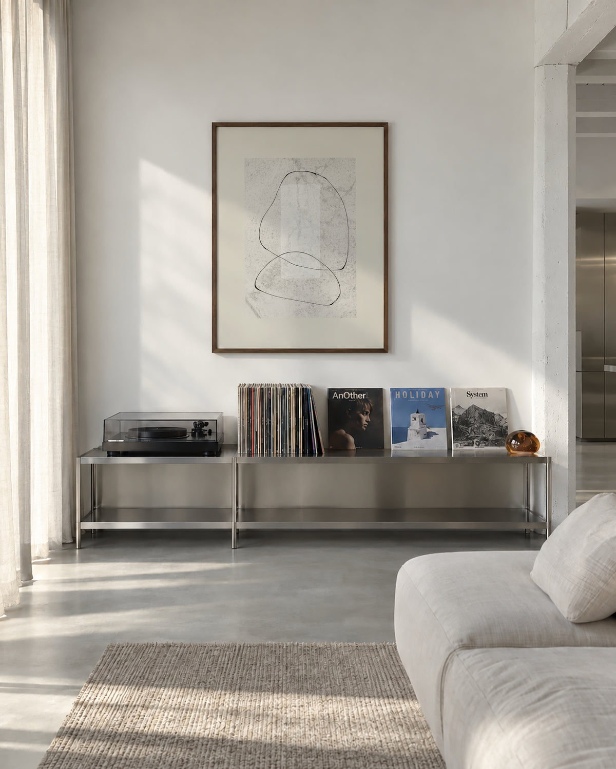 Composition IV - Framed poster in an interior