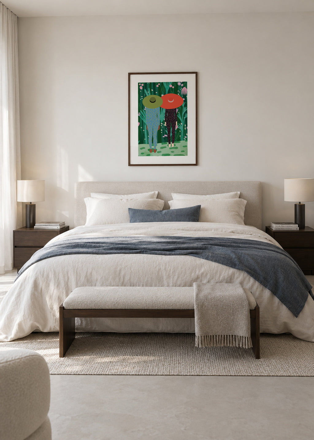 Jungle Pijamas - Framed poster in an interior