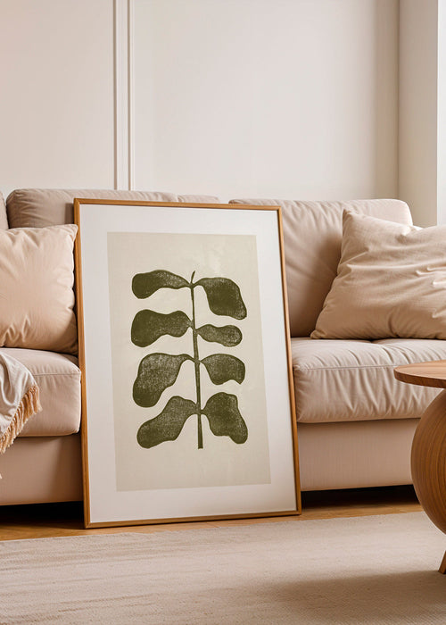 Linocut Plant