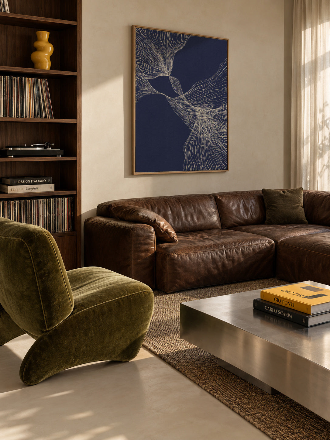 Interaction #1 - Framed canvas in an interior