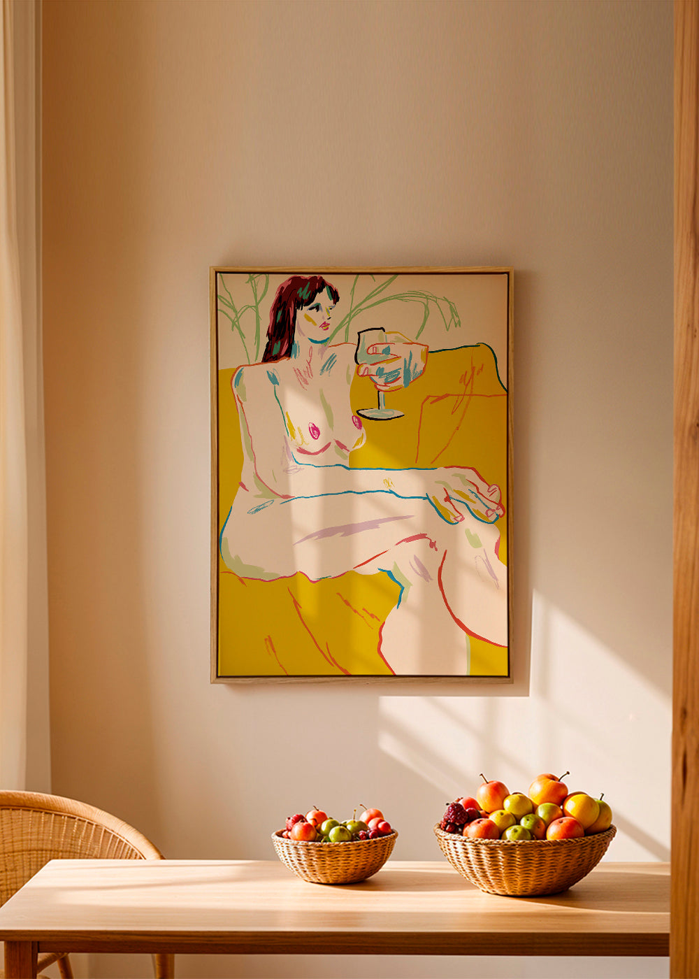 Girl With A Wineglass - Francesco Gulina