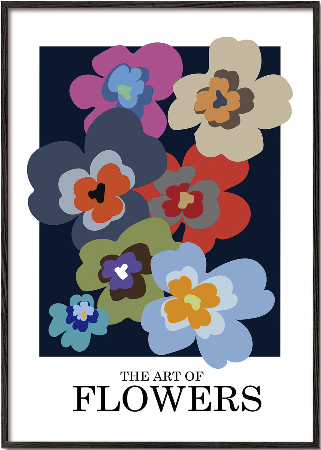 The Art Of Flowers Blue - Frances Collett