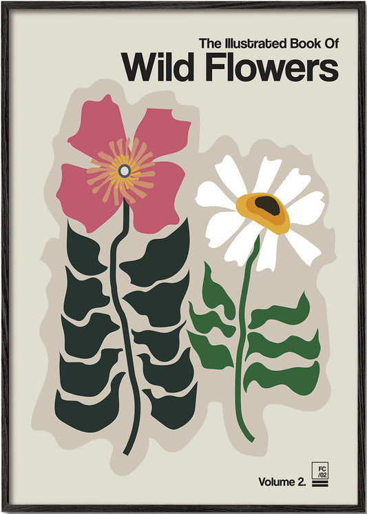 The Illustrated Book Of Wild Flowers Vol.2 Grey - Frances Collett