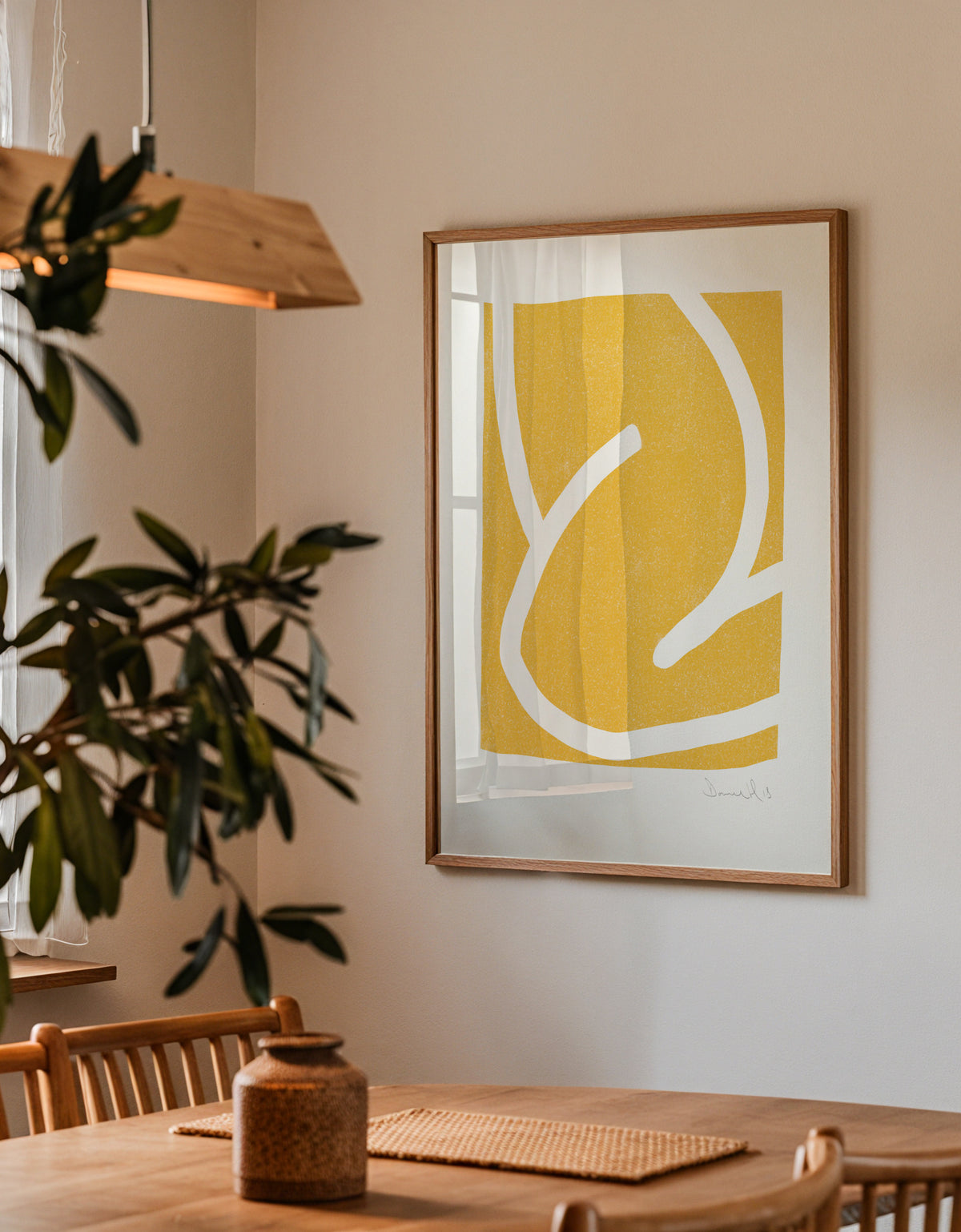 Mellow - Framed poster detail