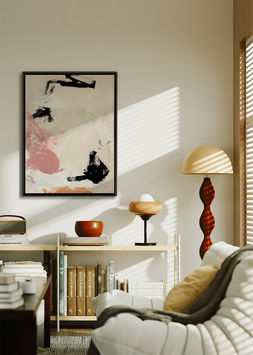 Ballet - Framed canvas in an interior