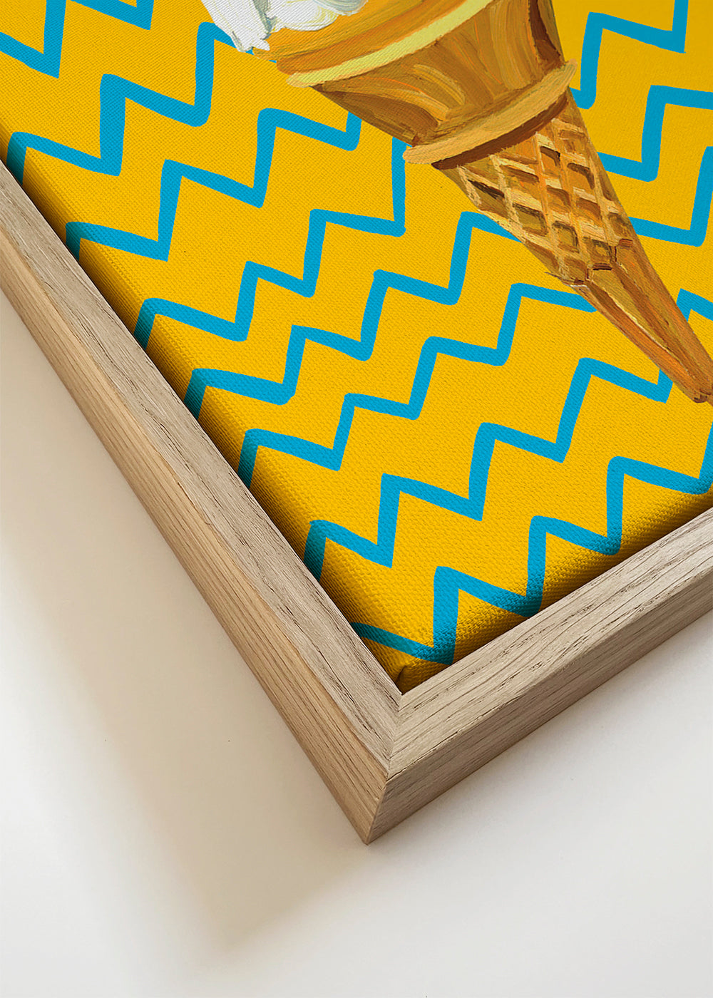 Ice Cream Yellow Zigzag - Alice Straker