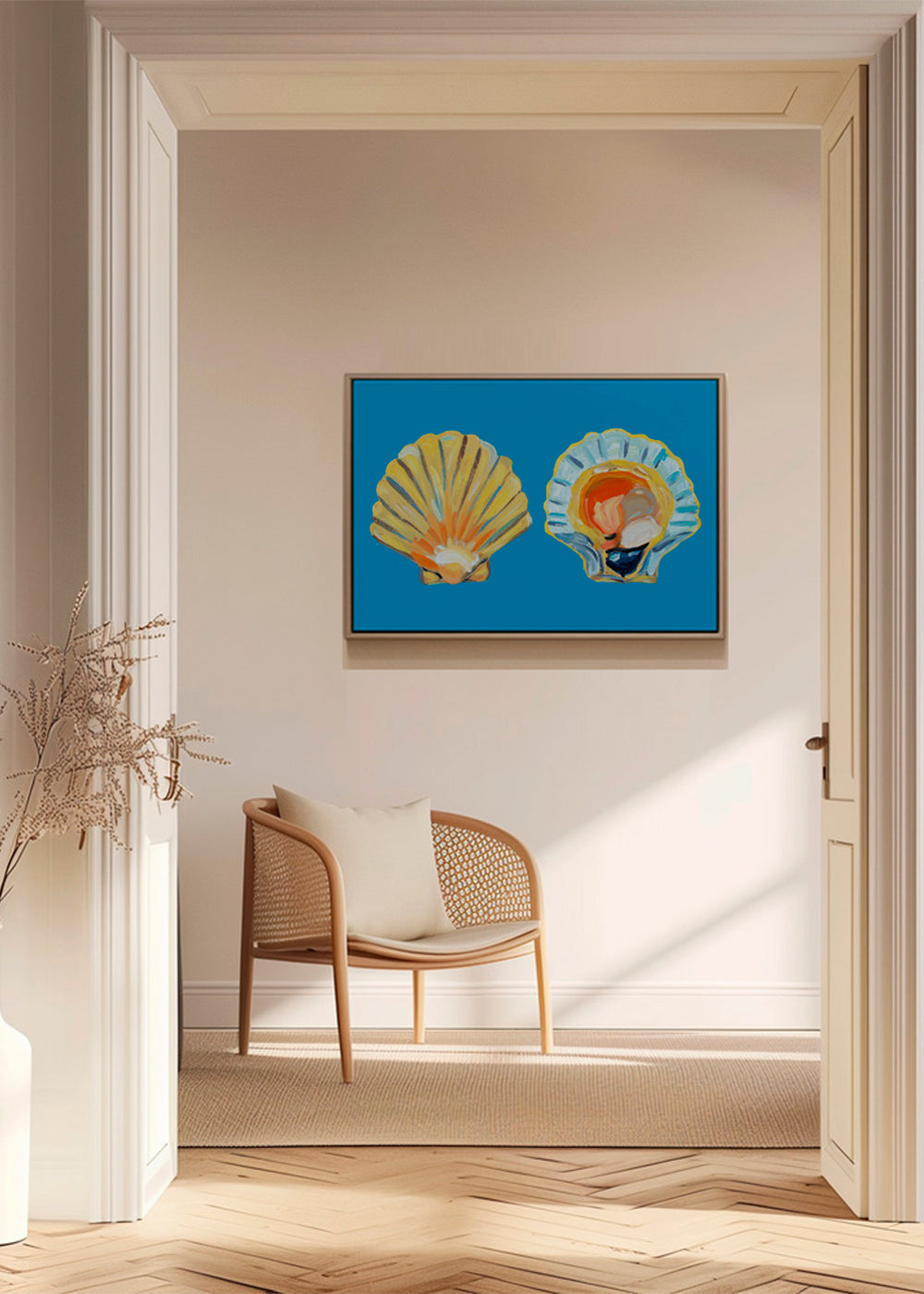 Scallops On Blue - Alice Straker