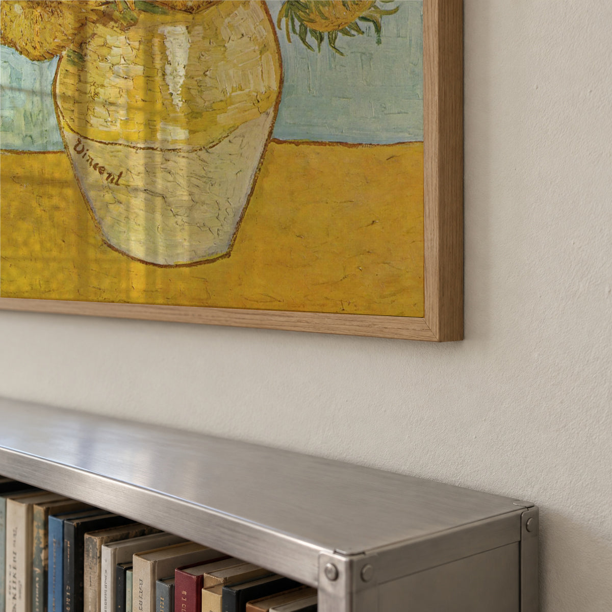 The Sunflowers - Van Gogh - Framed poster detail