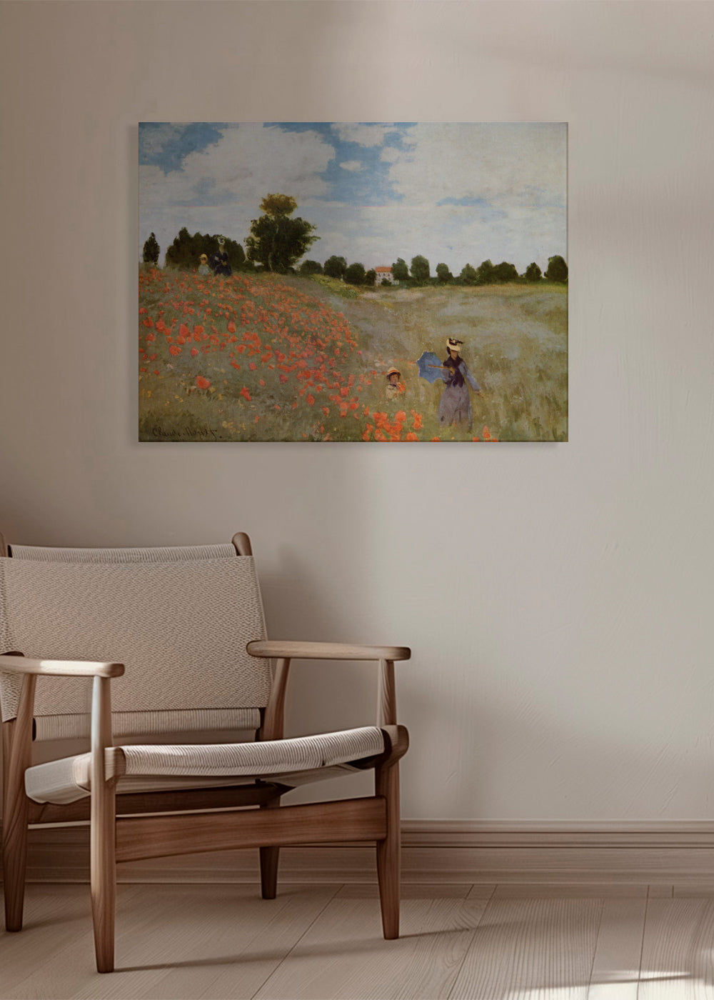 Poppy Field - Claude Monet