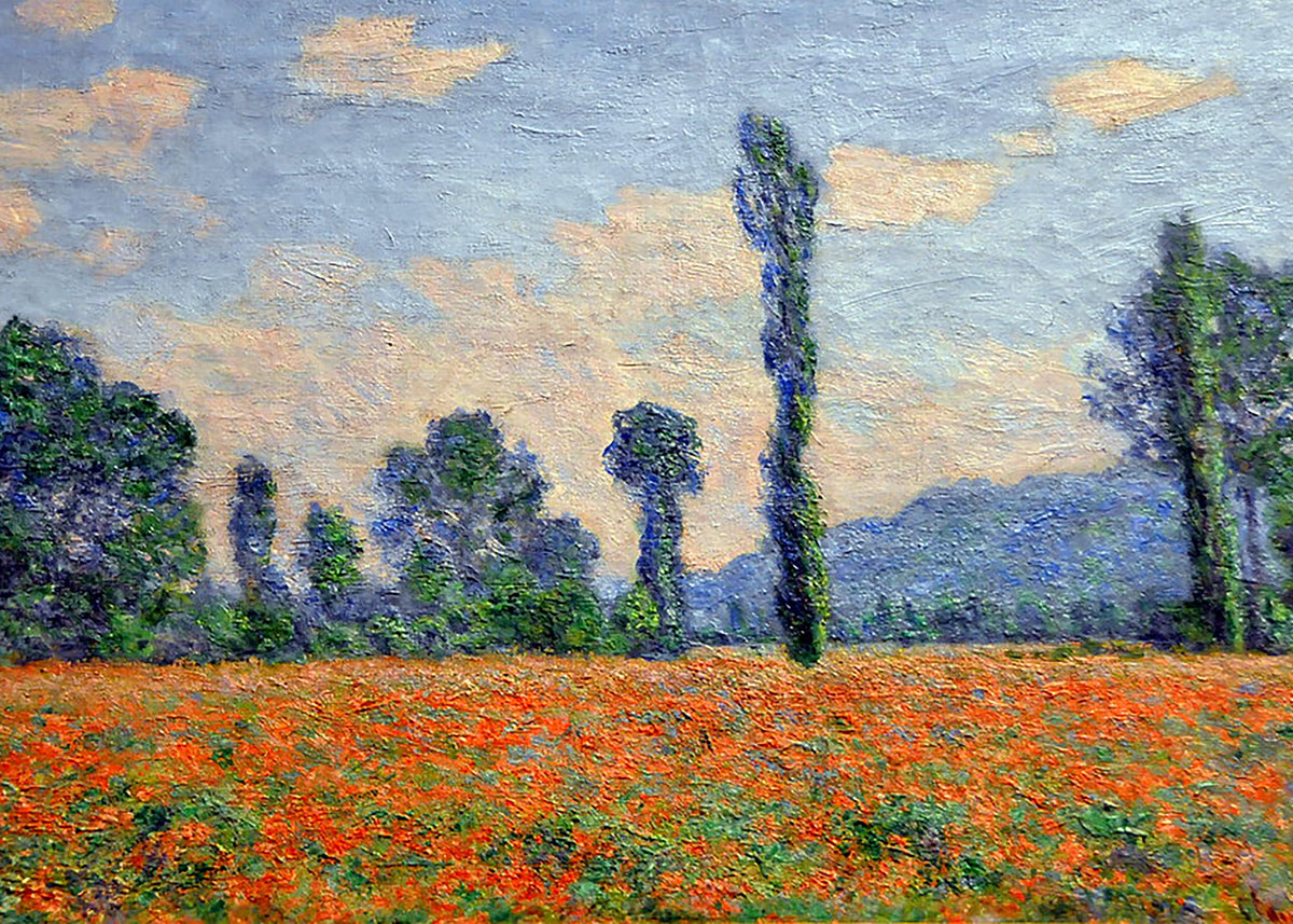 Mohnfield - Claude Monet - Unframed art print