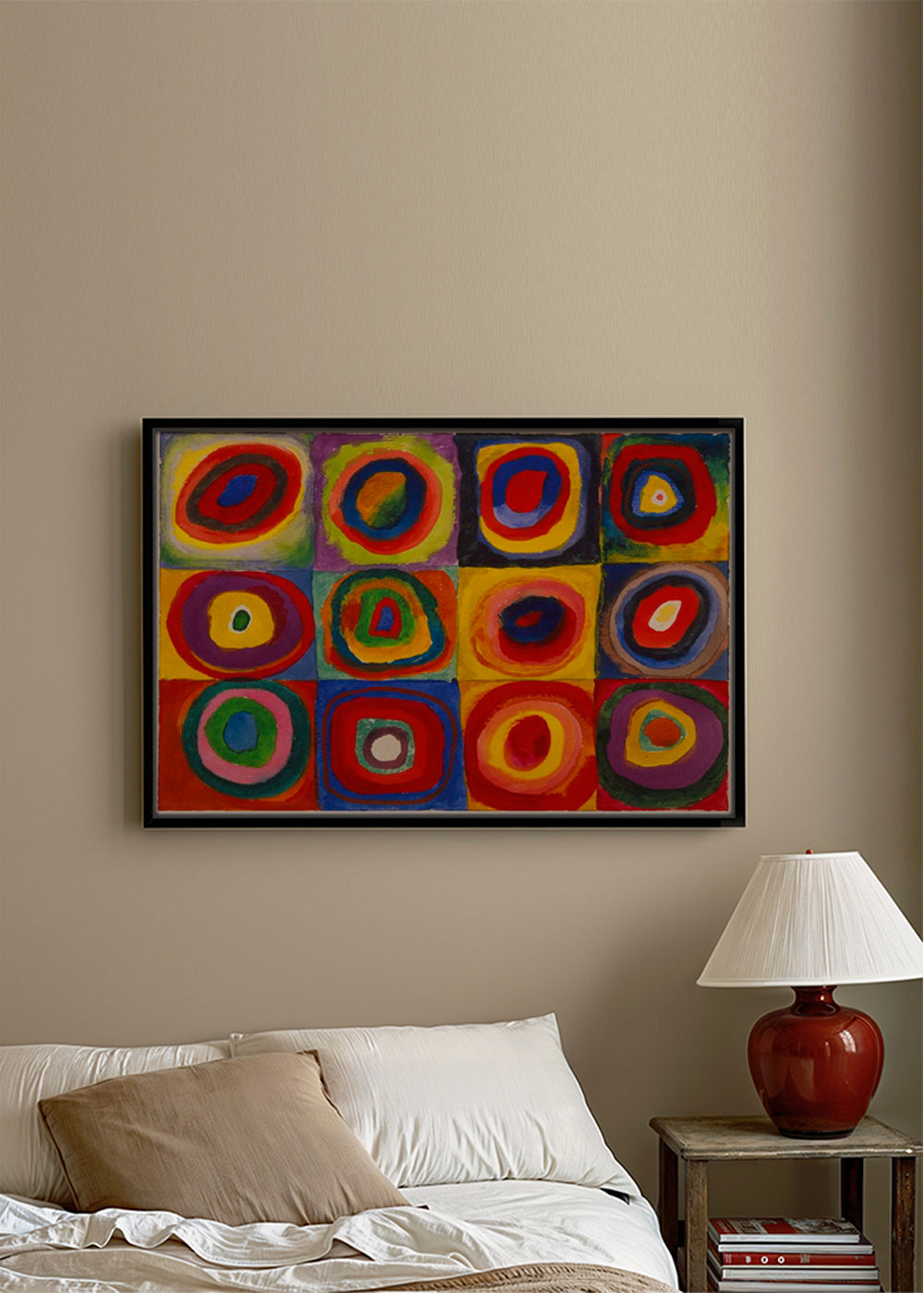 Colour Study - Squares and Concentric Rings - Vasili Kandinsky
