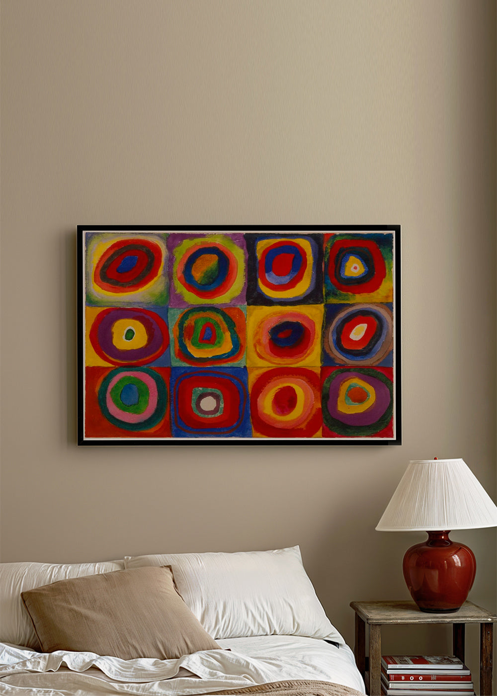 Colour Study - Squares and Concentric Rings - Vasili Kandinsky