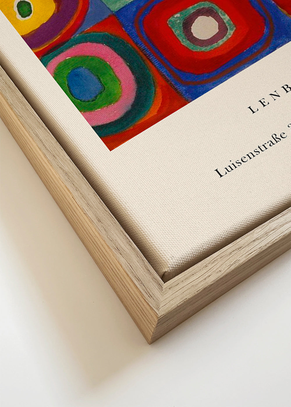 Colour Study - Squares and Concentric Rings Exhibition - Vasili Kandinsky