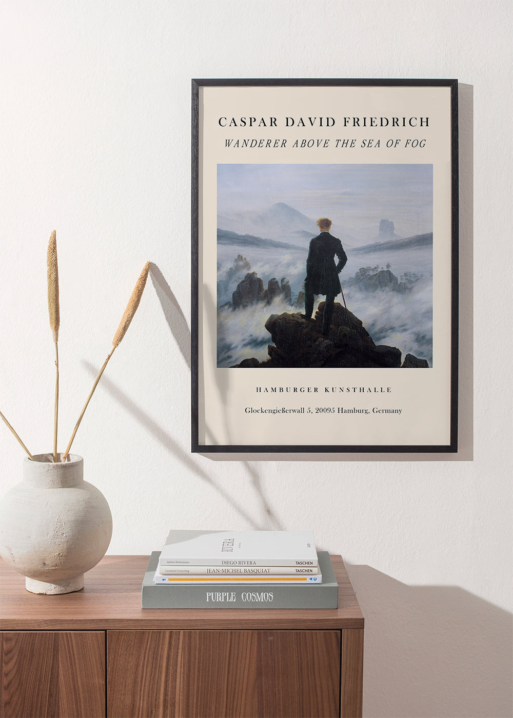Wanderer Above the Sea of Fog Exhibition - Caspar David Friedrich