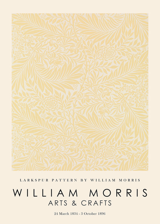 Larkspur Pattern by William Morris Exhibition