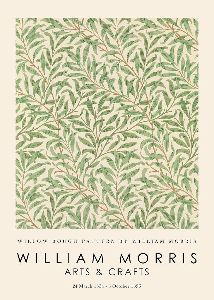 Willow Bough Pattern by William Morris Exhibition