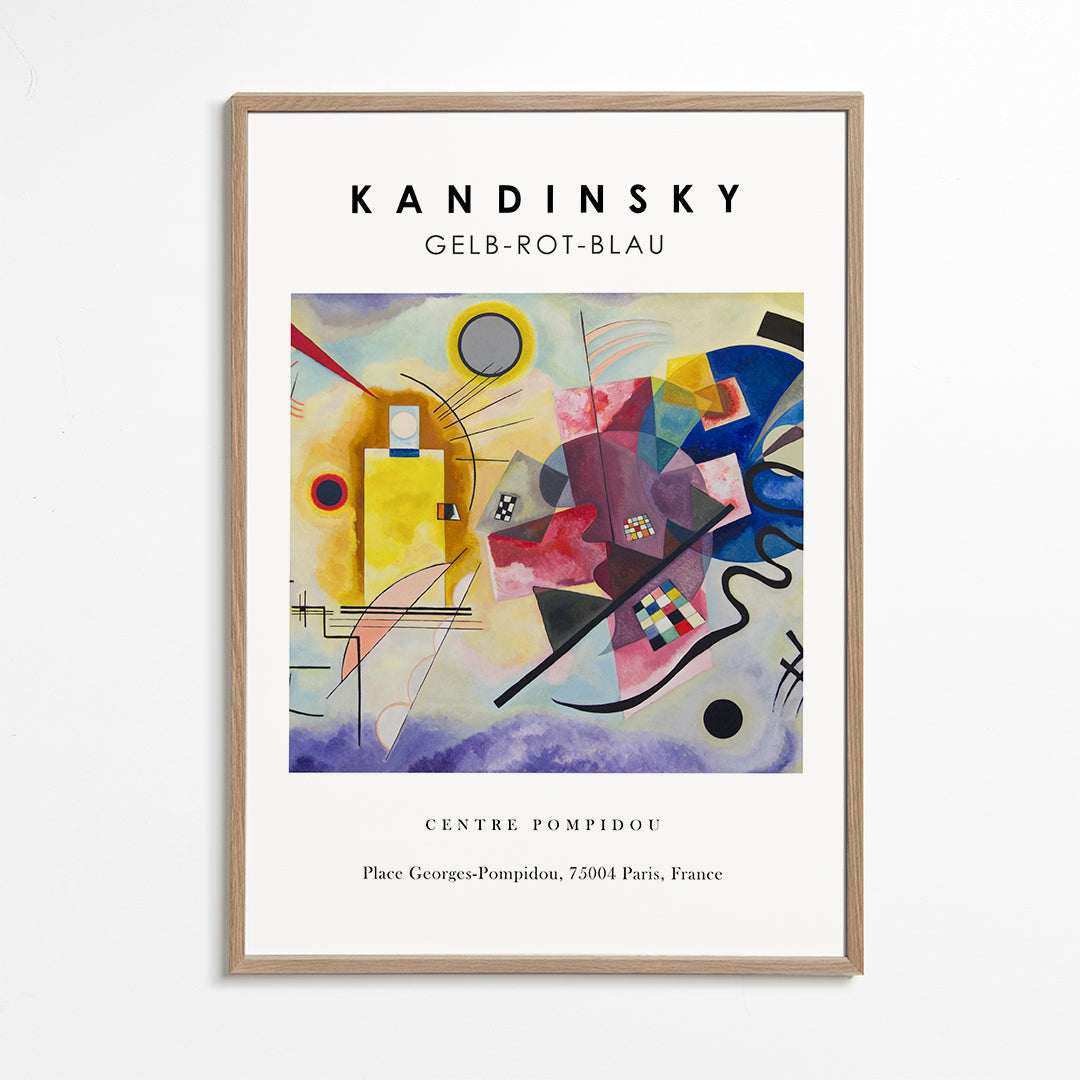 Gelb-Rot-Blau Exhibition White - Vasili Kandinsky
