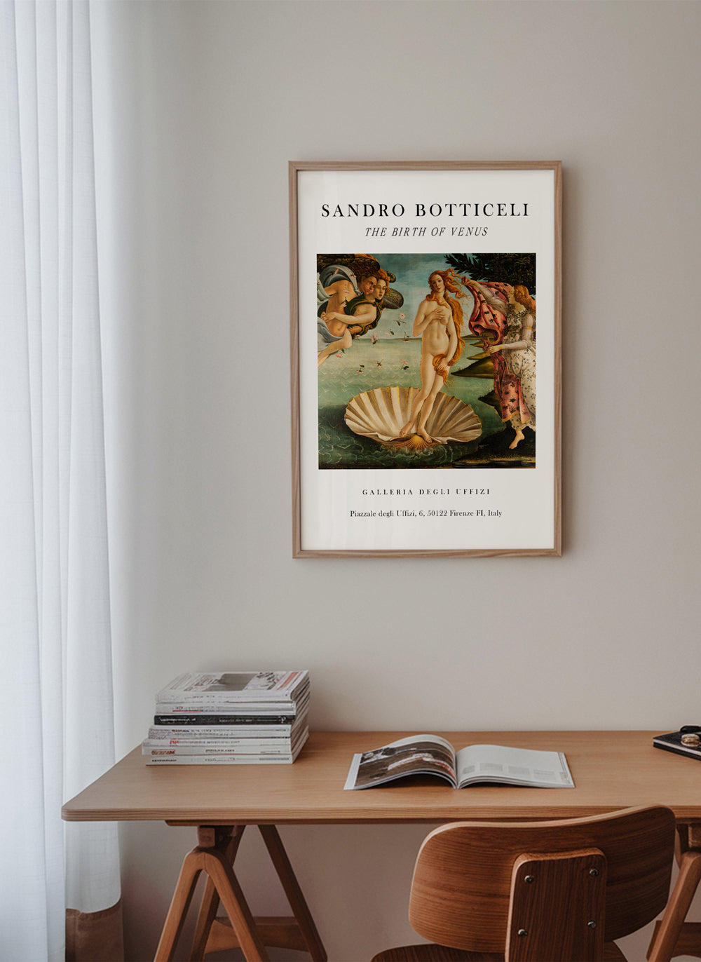 La Nascita di Venere Exhibition White - Sandro Botticelli