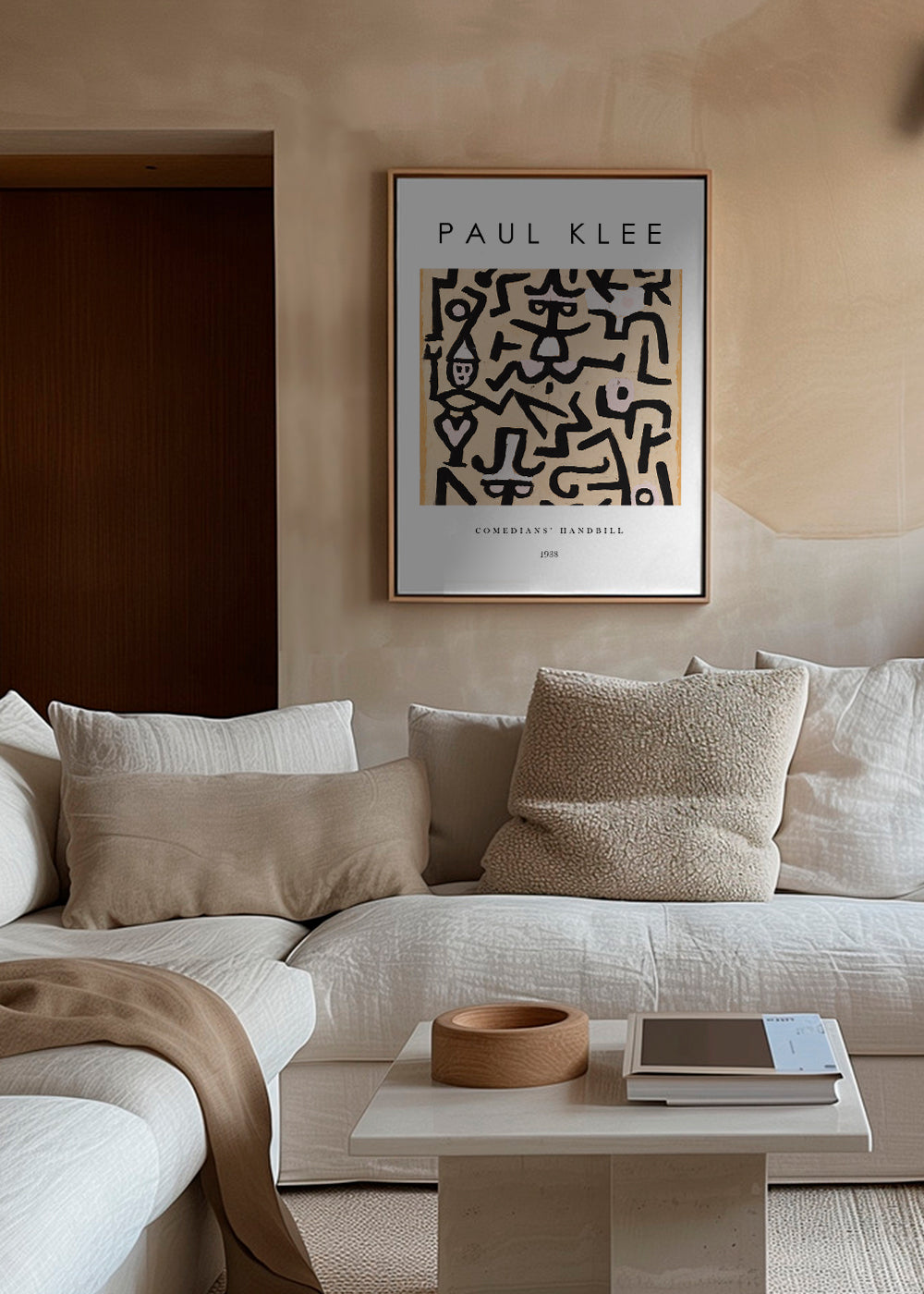 Comedians' Handbill Exhibition White - Paul Klee