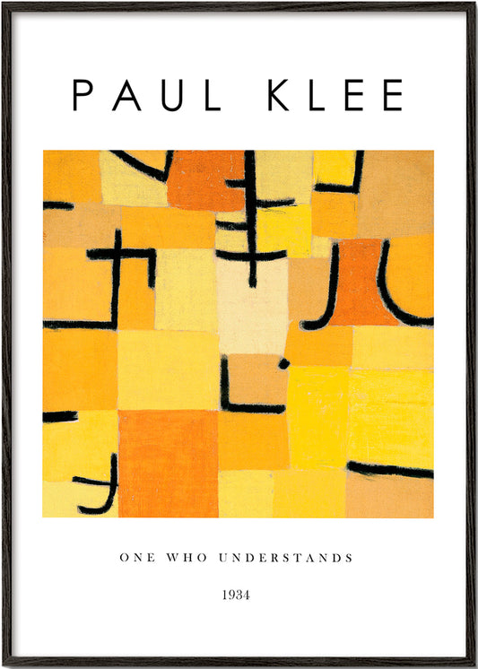 One Who Understands 2 Exhibition White - Paul Klee
