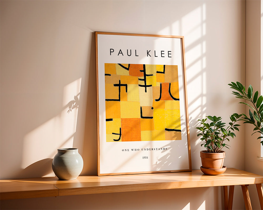 One Who Understands 2 Exhibition White - Paul Klee